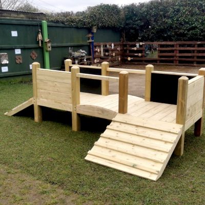 wooden gym for nursery