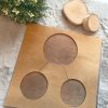 empty wooden part whole tray maths resource
