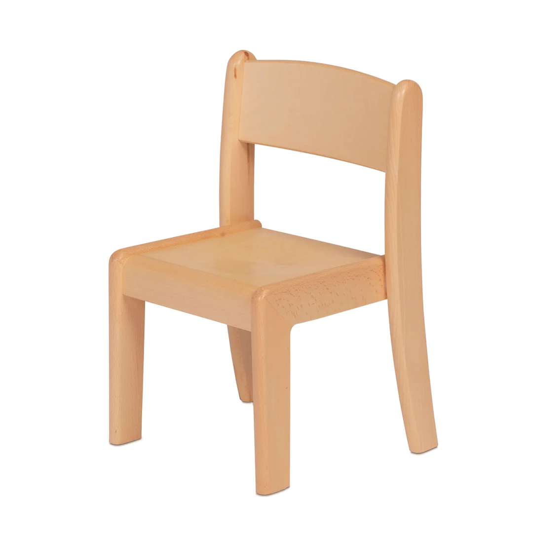 beech stack chair x 4 H 310