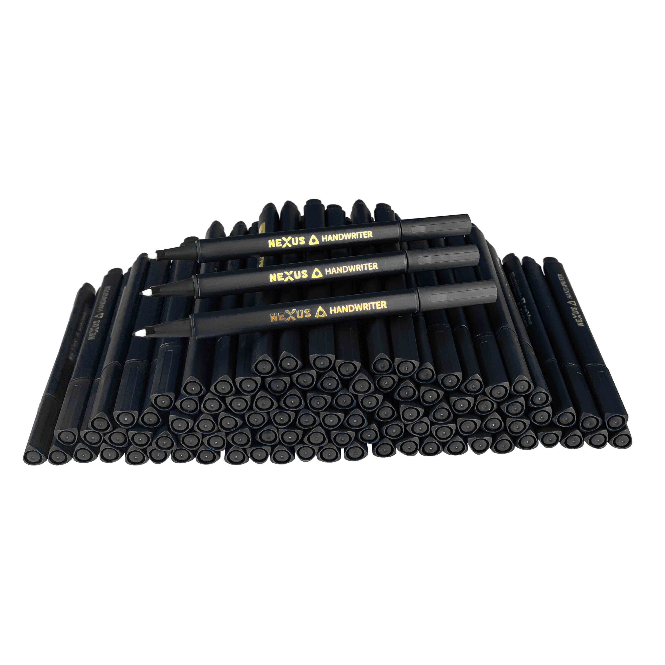Nexus Triangular Handwriter Pens 118mm (Black) Box of 100 pcs