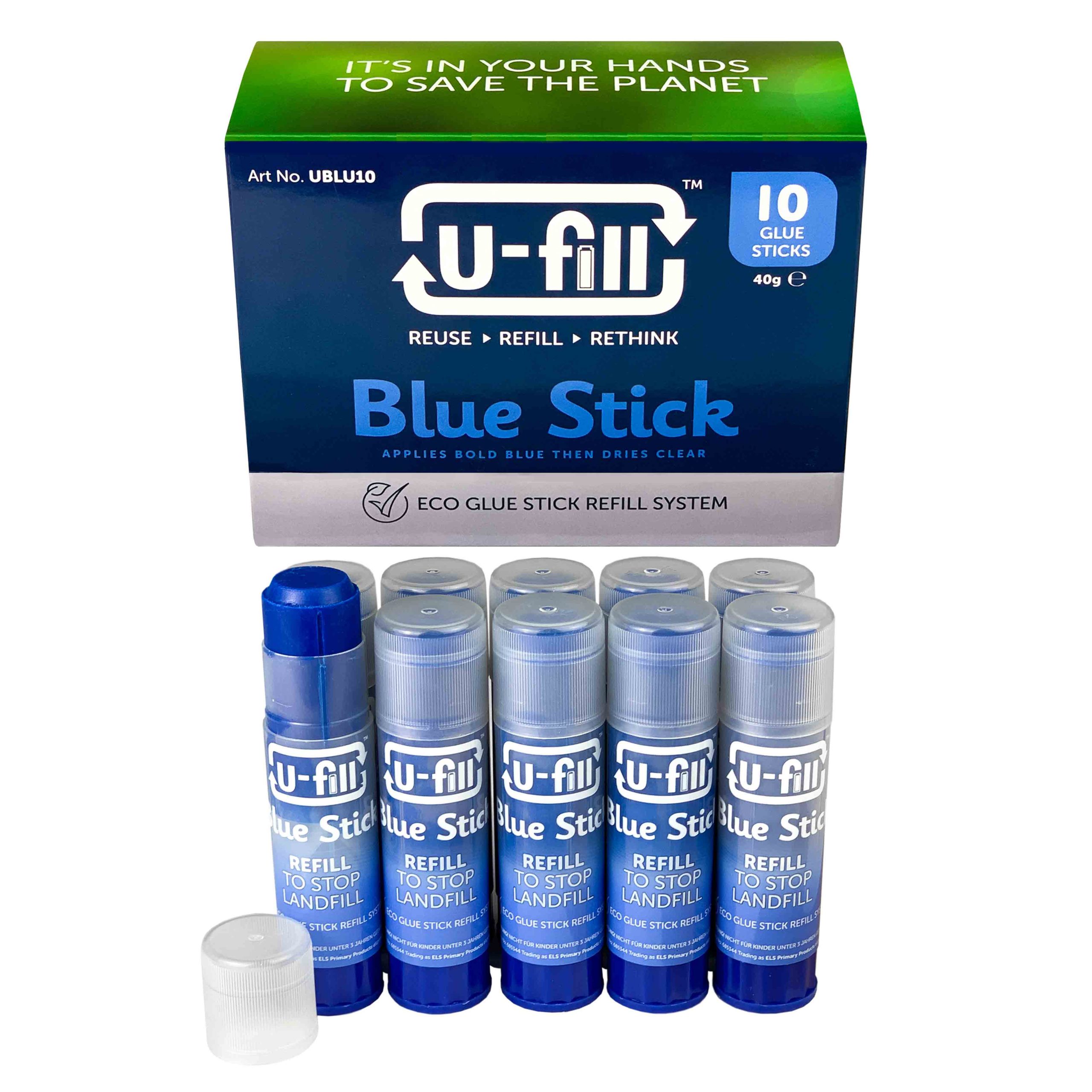 U-Fill Blue Stick – Box of 10 pcs