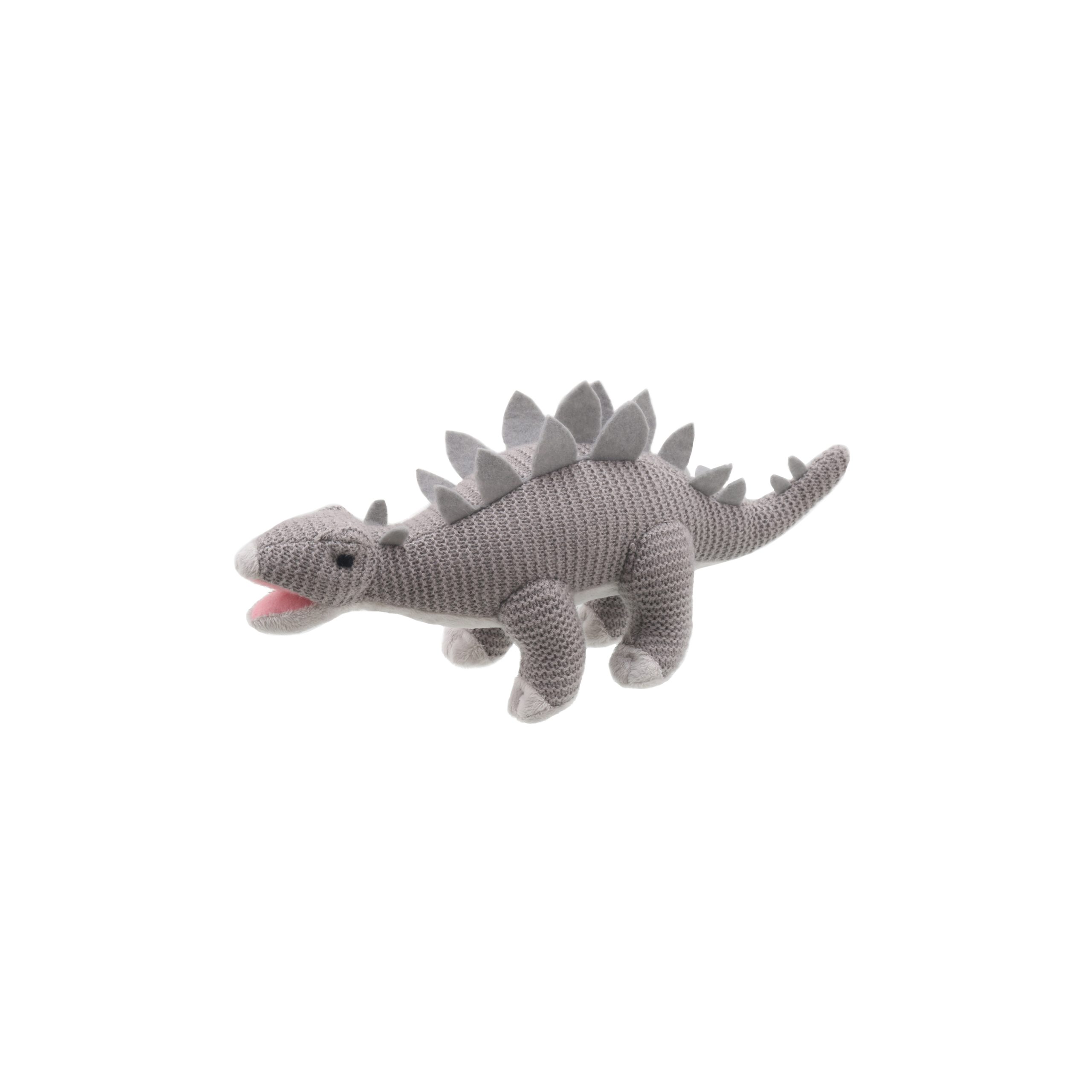 Stegosaurus – Grey – Small – Wilberry Knitted – WB004307-1 copy